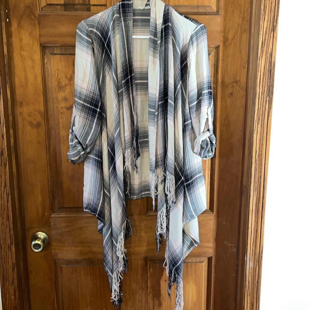 Altar’d State Flannel Open Front
